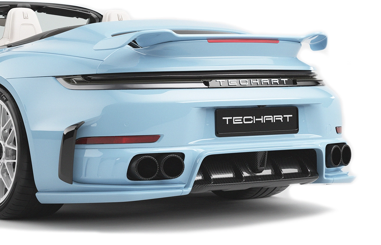 TechArt Rear Air Diffuser - 992.2 TT : Suncoast Porsche Parts